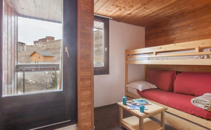 Les Combes, Les Menuires, Double Bedroom 2